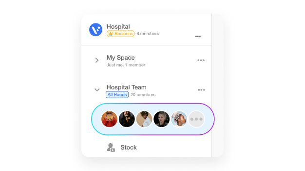 Collaborate with your team on slide narration videos using Visla’s shared Teamspaces.